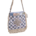 Hand-Made Vintage Quilt Tote Purse with Adjustable Strap & Interior Pocket, One of A Kind