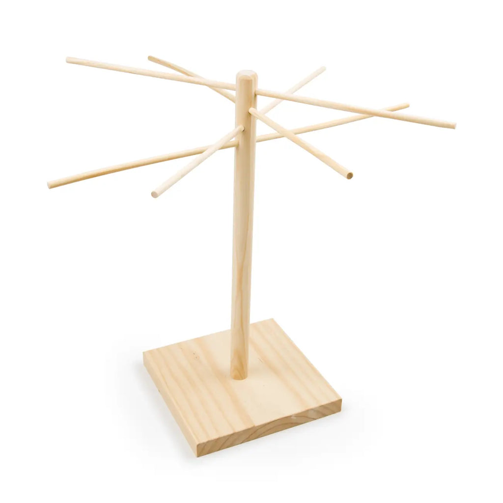 Pasta Drying Rack, Wood, 17.5" X 17.5" X 16.5"