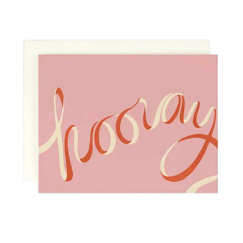Hooray Ribbon Celebration Card