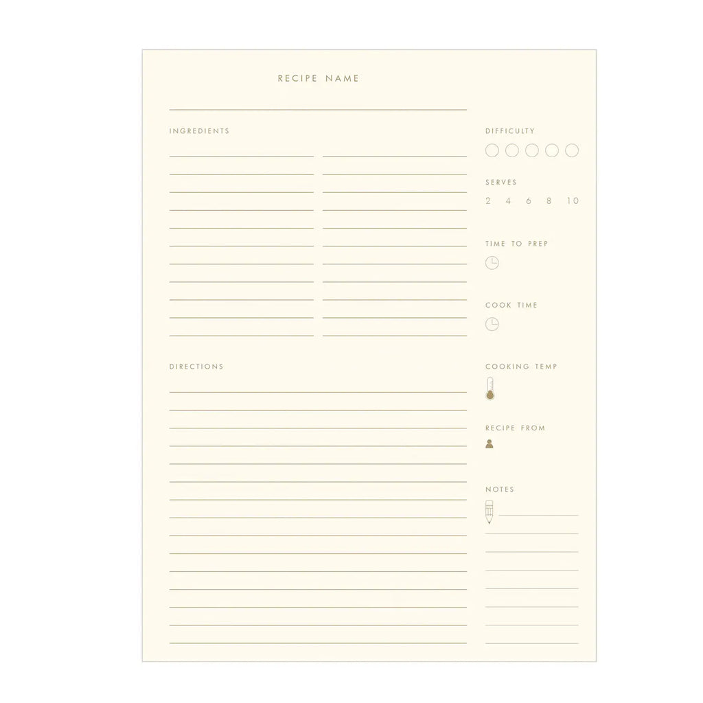 Gathered Recipes Recipe Book