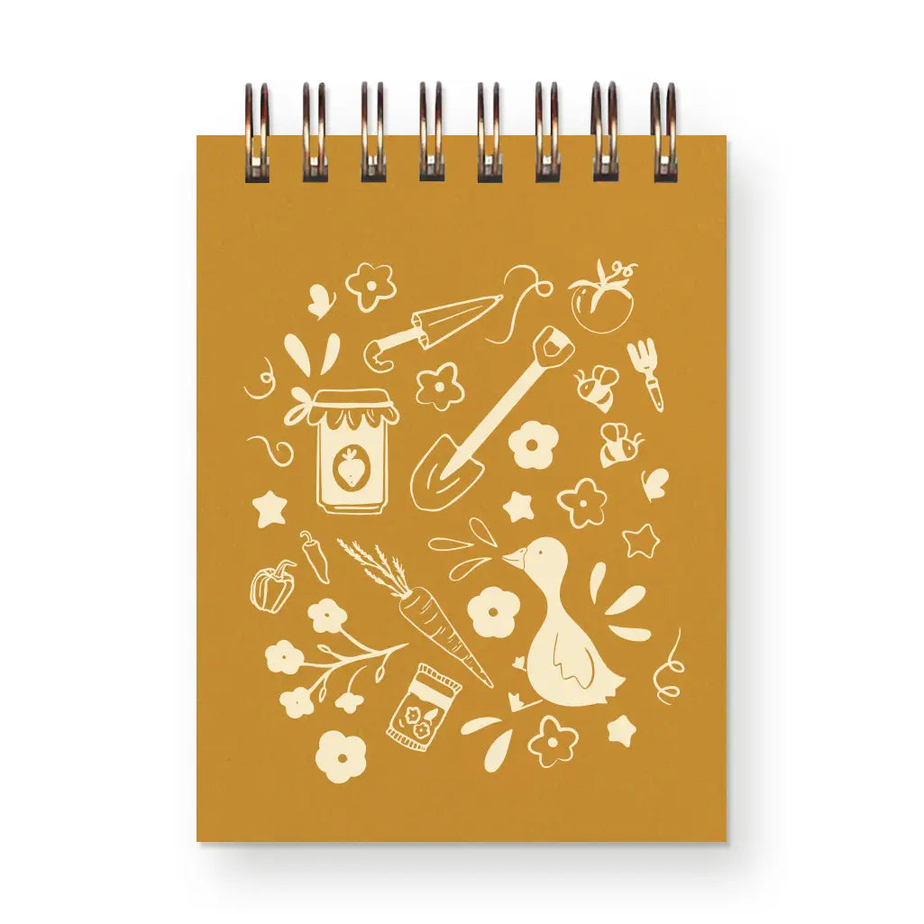 Spring Doodle Mini Jotter Notebook