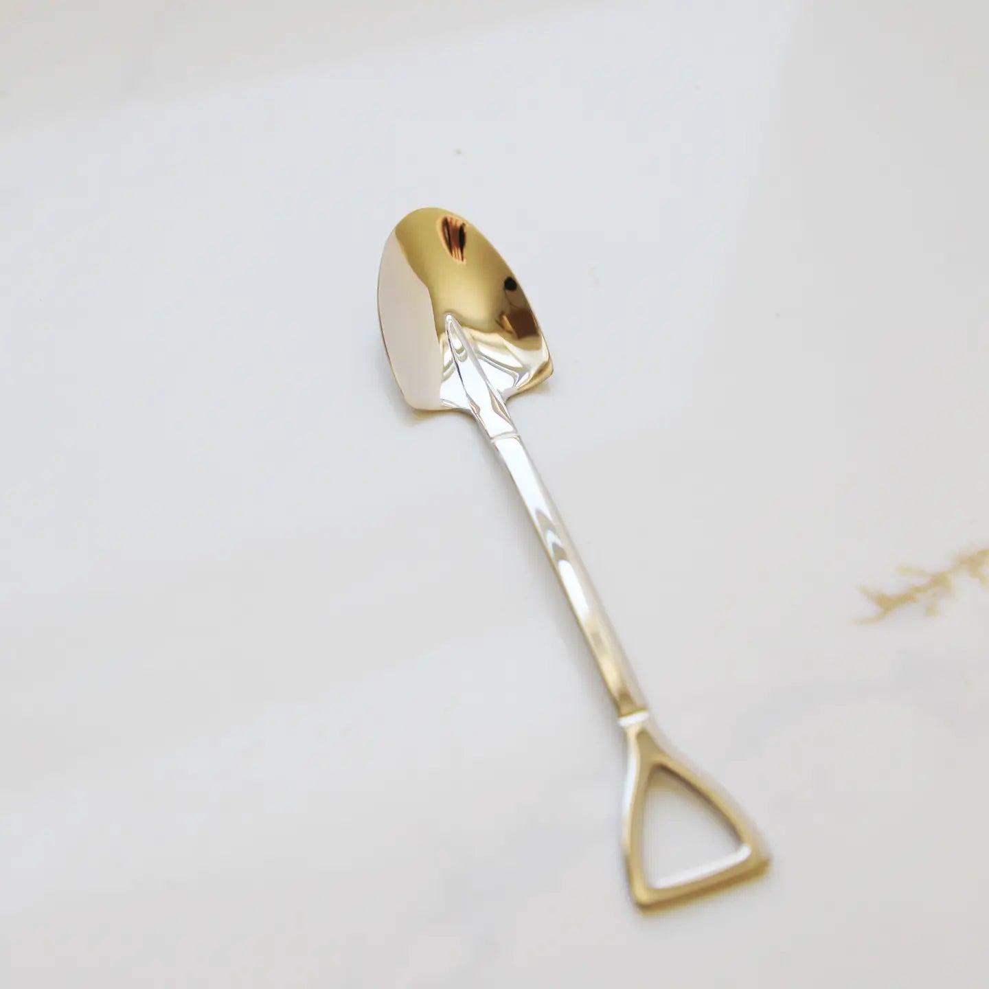 Shovel Spools Quirky Funny Stir Dessert Spoons