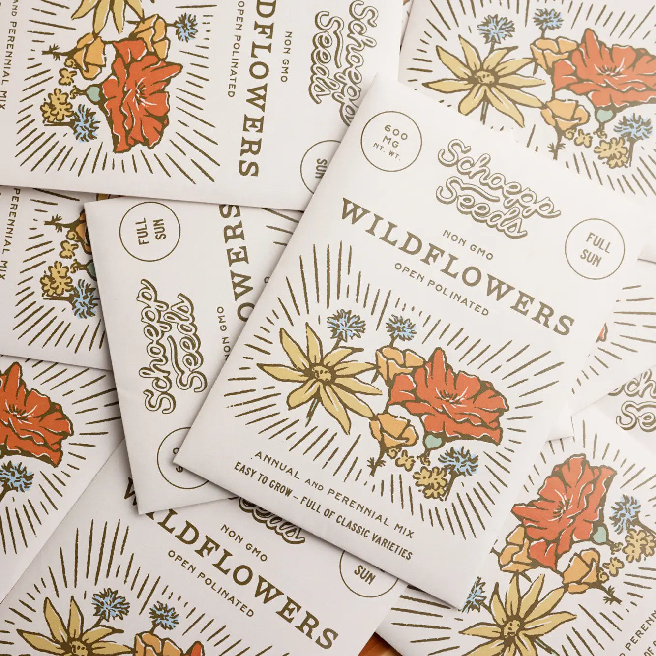 Wildflowers, Annual Garden Seed Packets