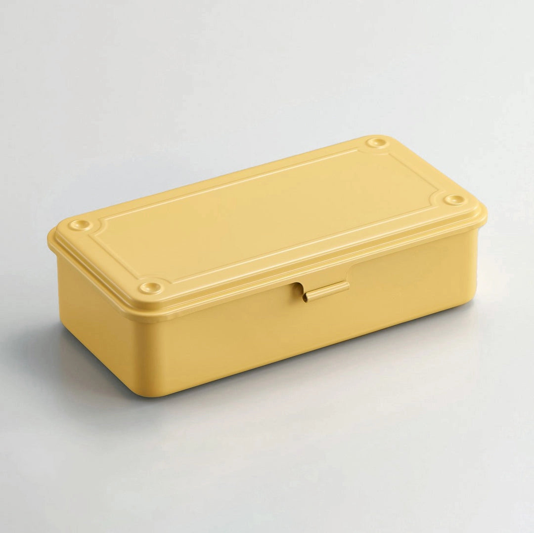 Toyo - Steel Stackable Storage Box T-190 Yellow or Live Coral