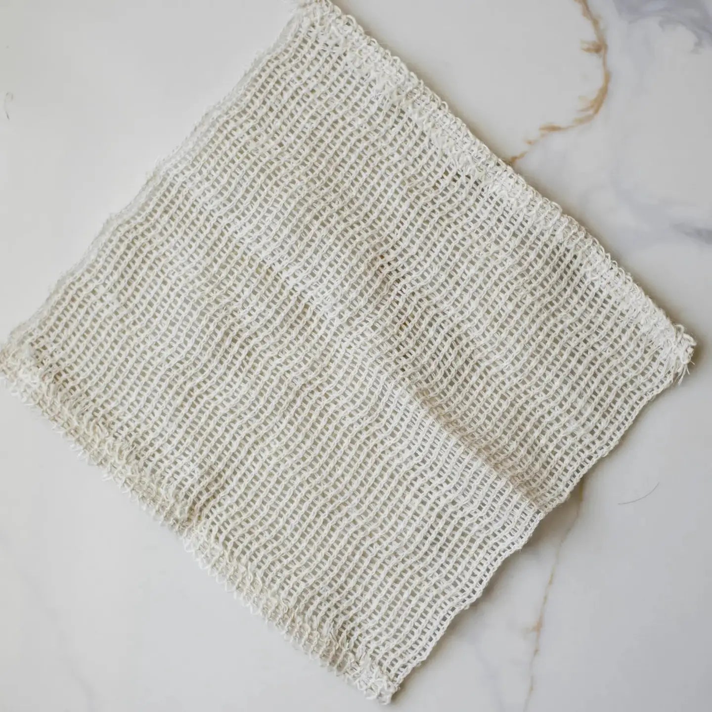 Cotton Linen Wash Cloth Natural
