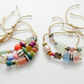 Gold Pull-Tie Beaded Bracelets, 4 Options