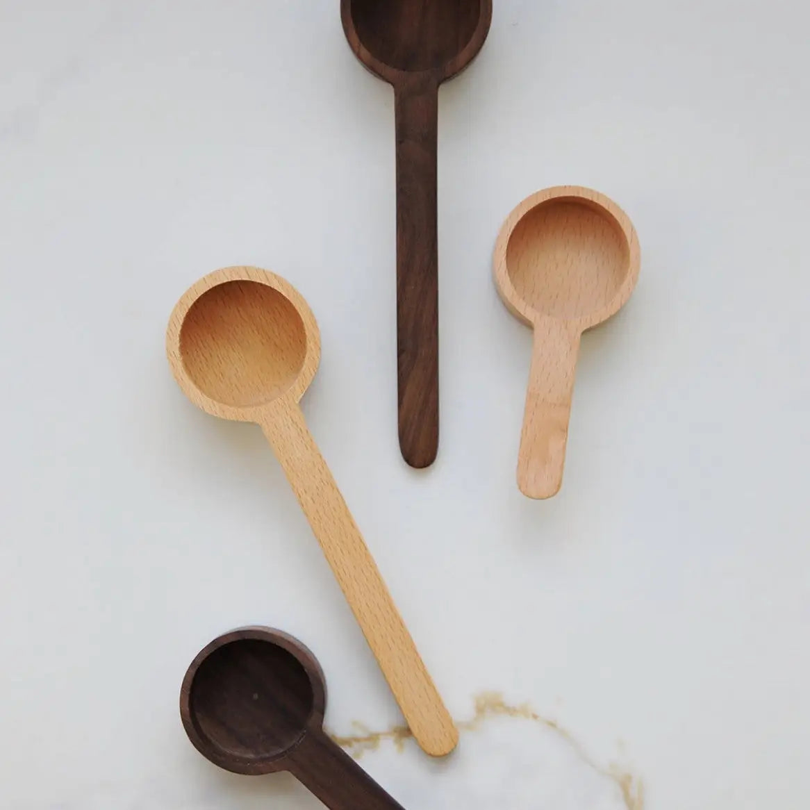 Black Walnut Wooden Short Spoon
