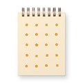 Flower Grid Mini Jotter Notebook