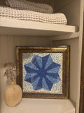 Vintage Framed Quilt Piece