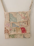 "Mother" Hand-Made Vintage Quilt Tote Purse with Adjustable Strap & Interior Pocket, One of A Kind
