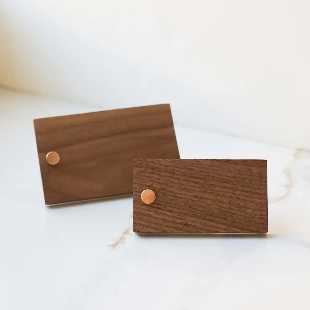 Wooden Name Card & Note Holder