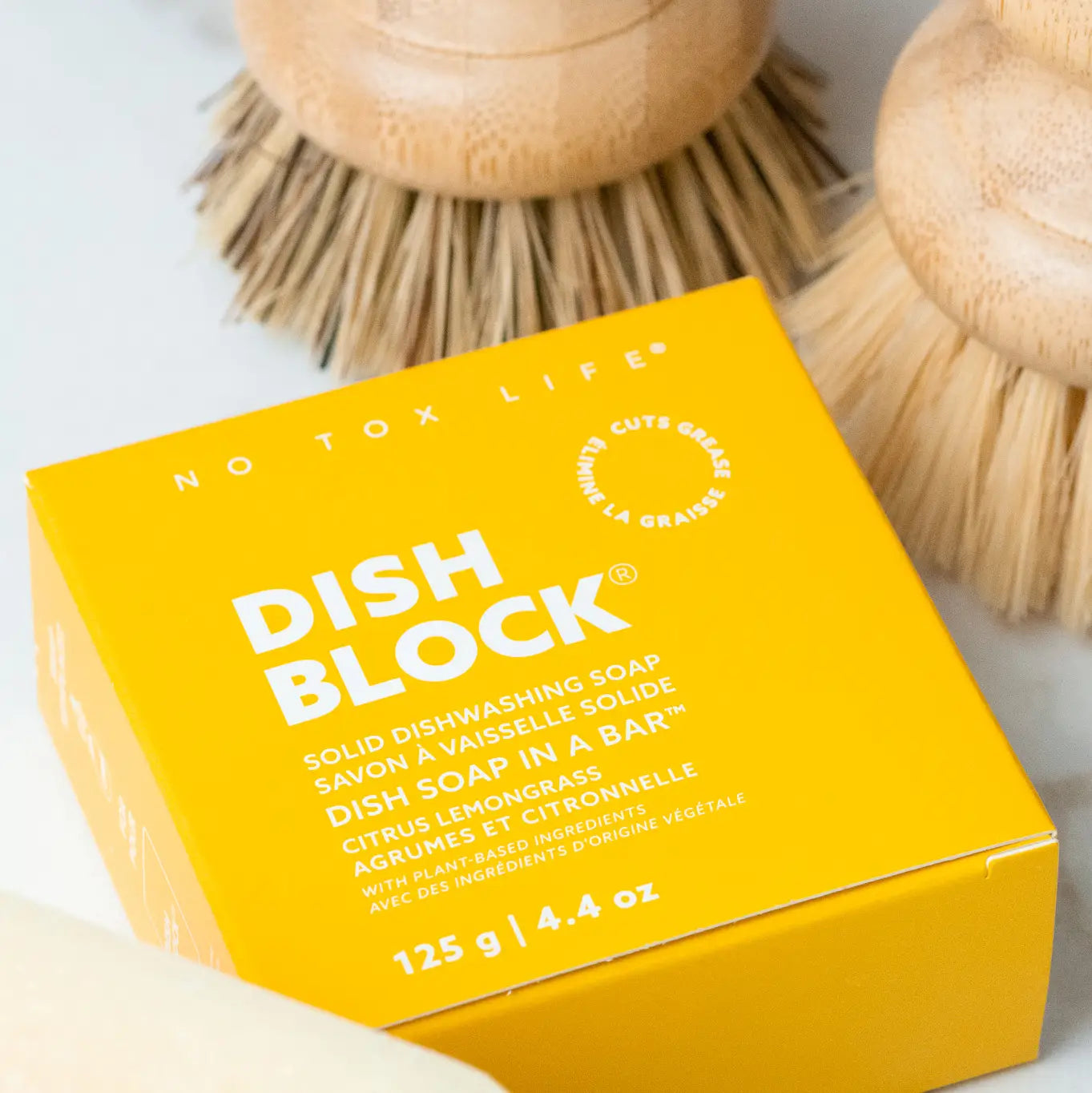 Dish Block® Solid Dish Soap Bar - Citrus Lemongrass - No Tox