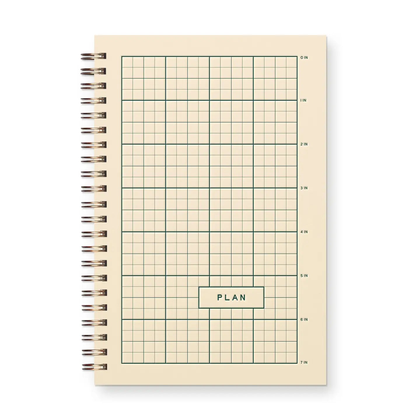 Ruler Grid Undated Weekly Planner Journal
