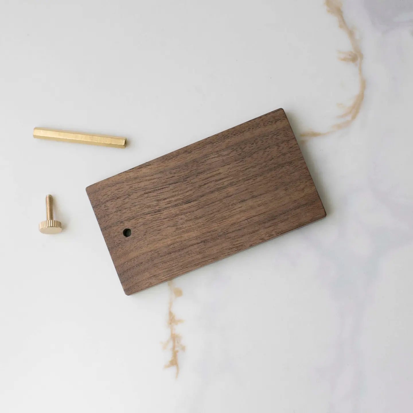 Wooden Name Card & Note Holder